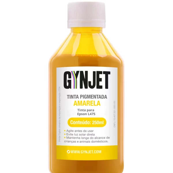 Tinta L475 Pigmentada Amarela 250 ml Epson
