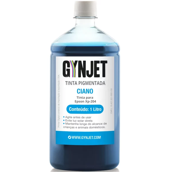 Tinta XP204 Pigmentada Ciano 1 litro Epson