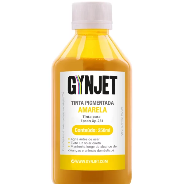 Tinta XP231 Pigmentada Amarela 250 ml Epson