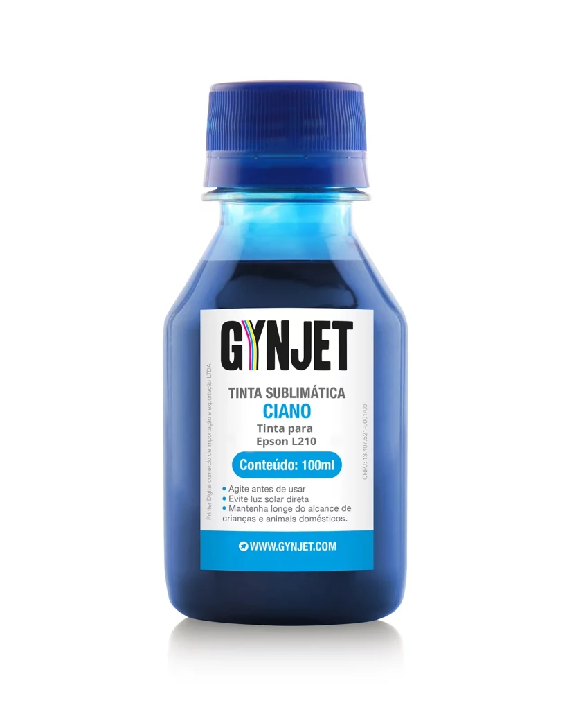 Tinta L210 Sublimática Ciano 100 ml Epson - Gynjet Goiânia