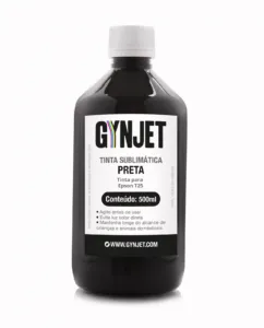 Tinta sublimática preta