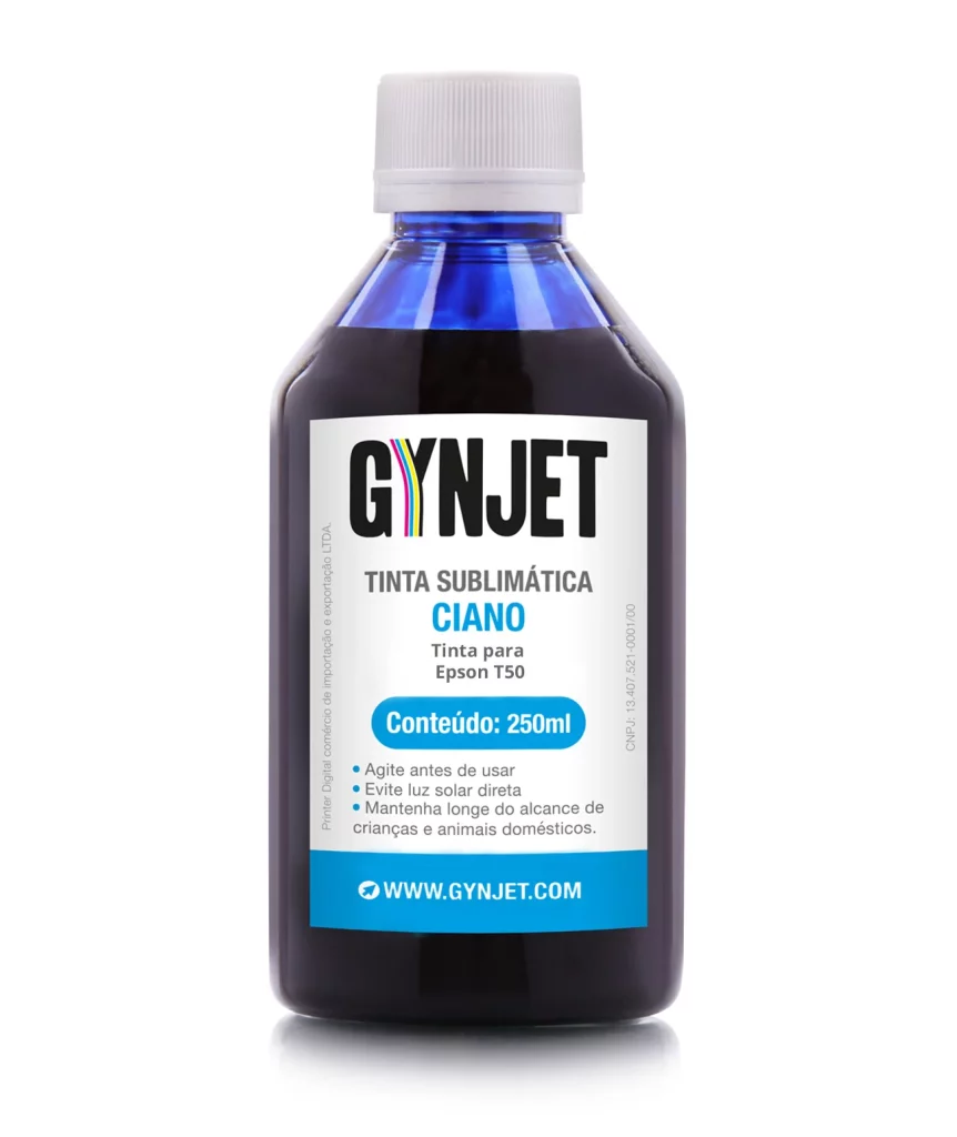 Tinta Epson Sublimática Ciano 250 ml Epson - Gynjet Goiânia