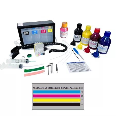 Bulk ink para Plotter HP T250/T230/T210 (instalação) – em Goiânia | Comprar em Gynjet