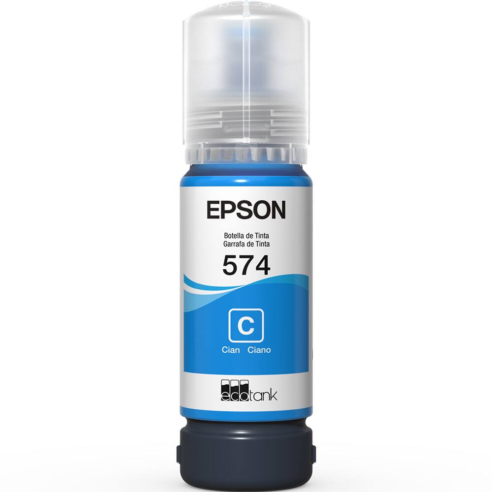 Tinta Epson 574 Ciano Original 65ml para Ecotank em Goiânia