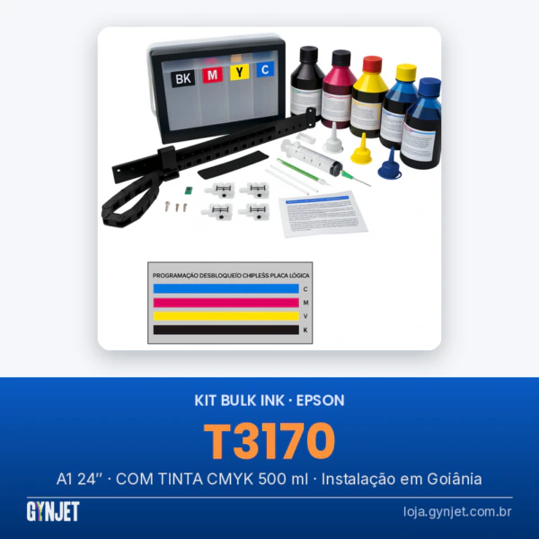 Kit bulk ink Epson T3170 24″ — GYNJET