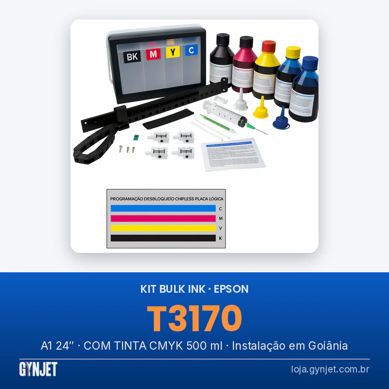 Kit bulk ink Epson T3170 24″ — GYNJET