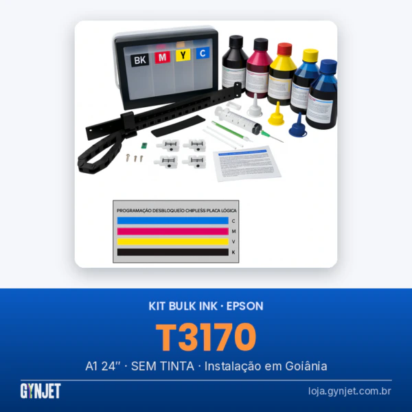 Kit bulk ink Epson T3170 24″ — GYNJET