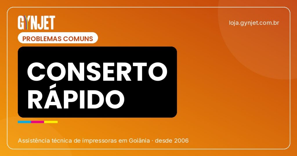 Conserto de Impressoras em Goiânia: Soluções Rápidas e Eficientes com a Gynjet