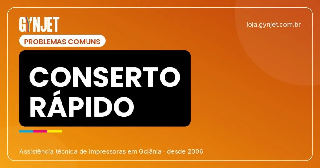 Conserto de Impressoras em Goiânia: Soluções Rápidas e Eficientes com a Gynjet