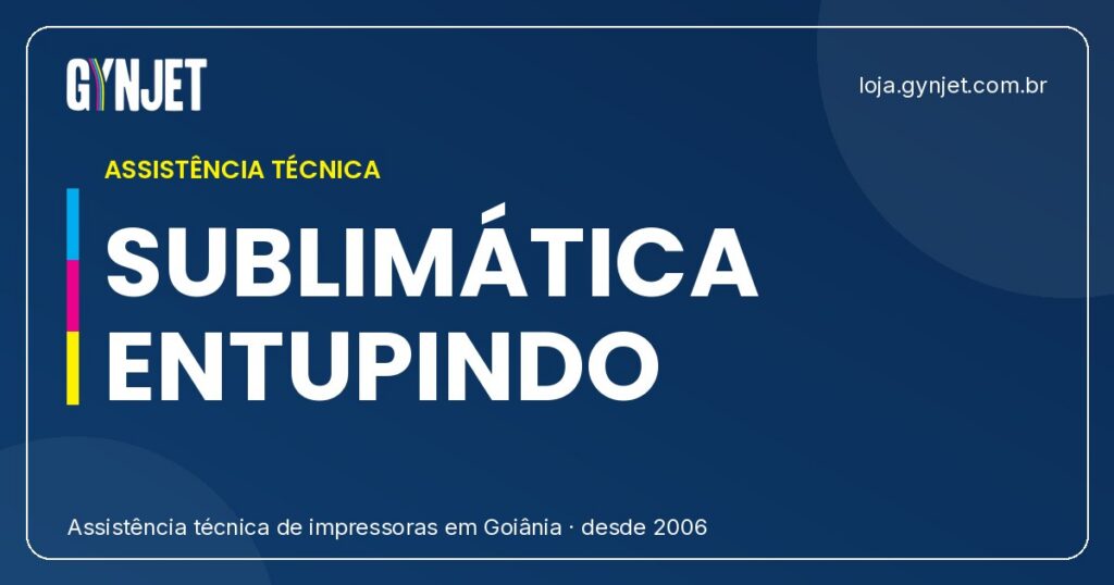 Tinta Sublimatica Entupindo a Impressora: Como Resolver