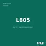 Reset Epson L805