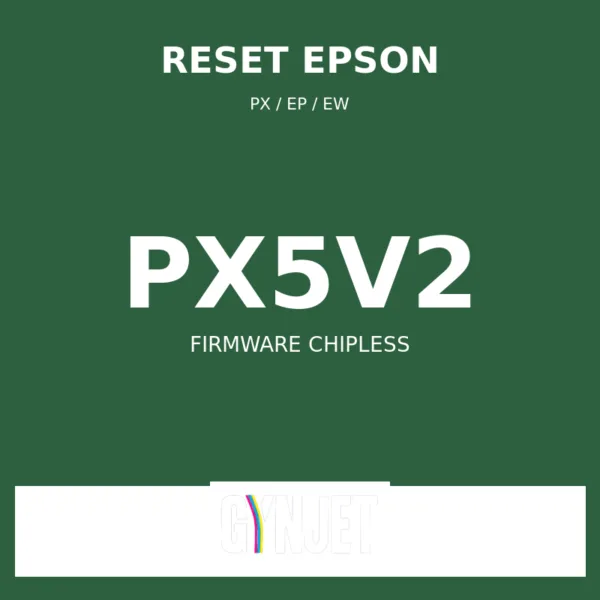 Reset Epson PX5V2 - Chave Firmware ChipLess - Gynjet