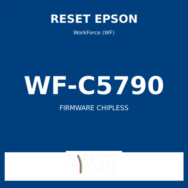 Reset Epson WF-C5790 - Chave Firmware ChipLess - Gynjet