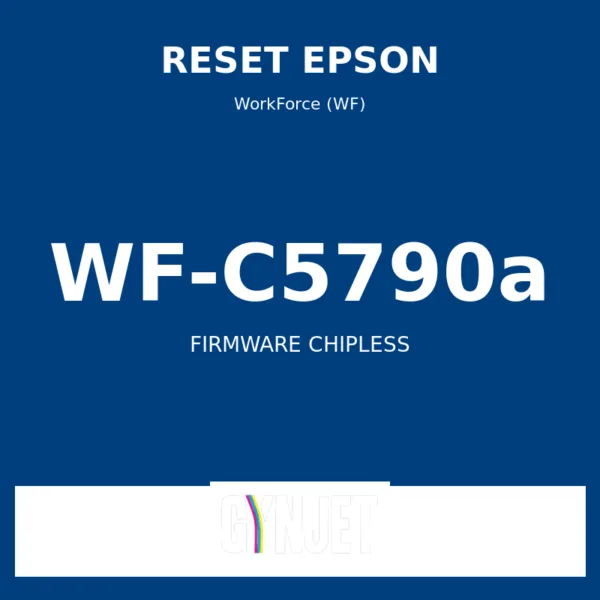 Reset Epson WF-C5790a - Chave Firmware ChipLess - Gynjet