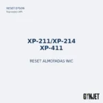 Reset Epson XP 211 XP 214 XP 411