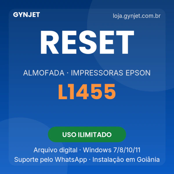 Reset de almofadas Epson L1455 — GYNJET