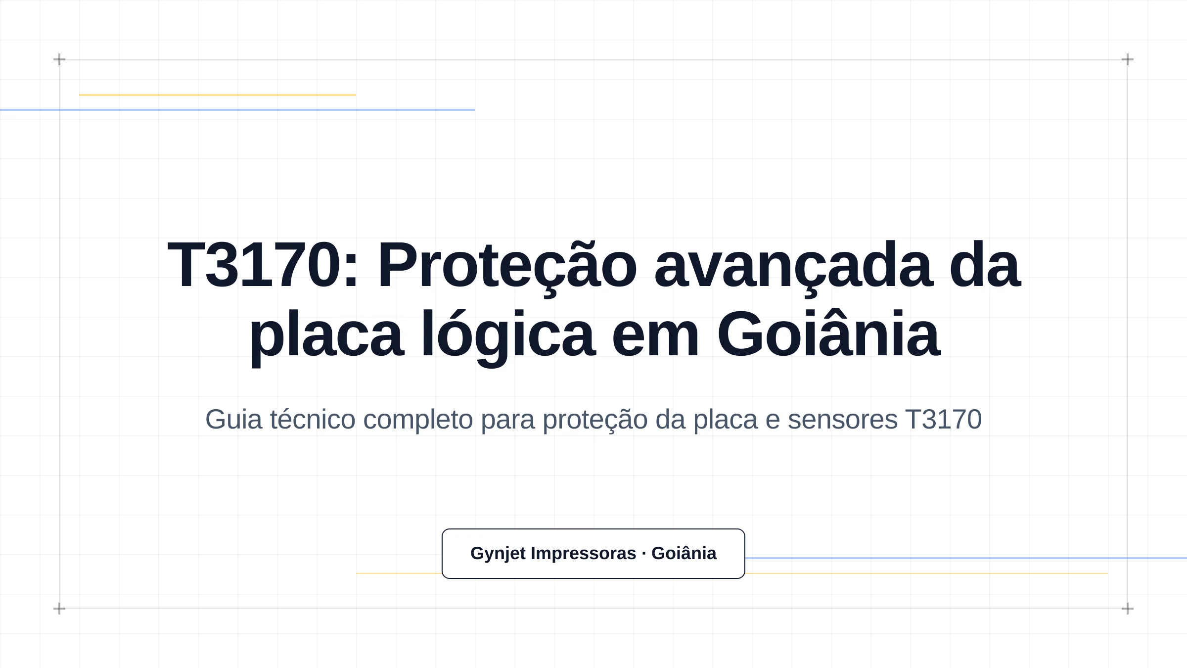 T3170: Proteção avançada da placa lógica em Goiânia