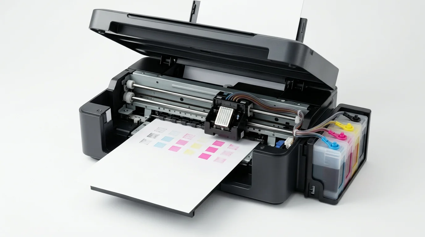 A Impressora Epson L355 Só Imprime Rosa? Saiba Por Que e Como Resolver em Goiânia