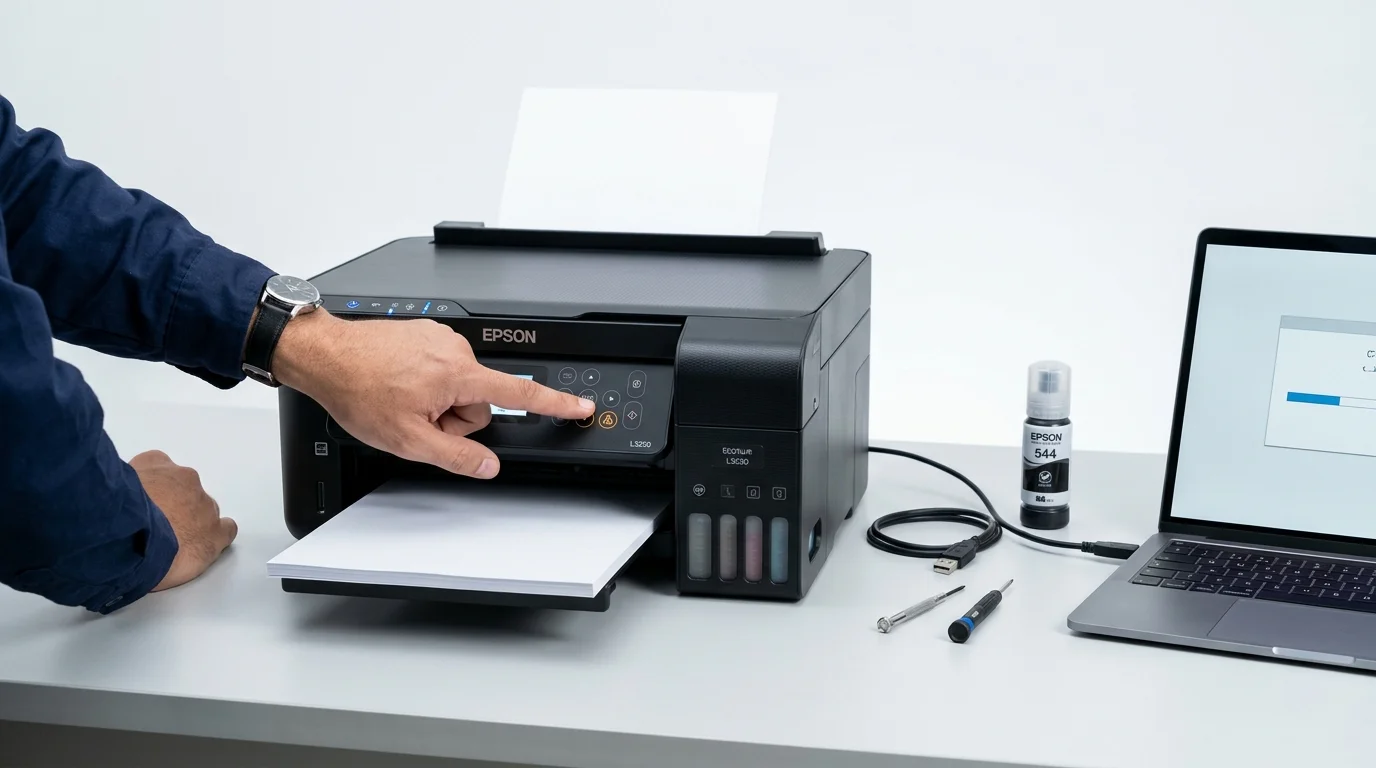 Como Fazer Reset em Impressora Epson: Guia Completo da Gynjet em Goiânia