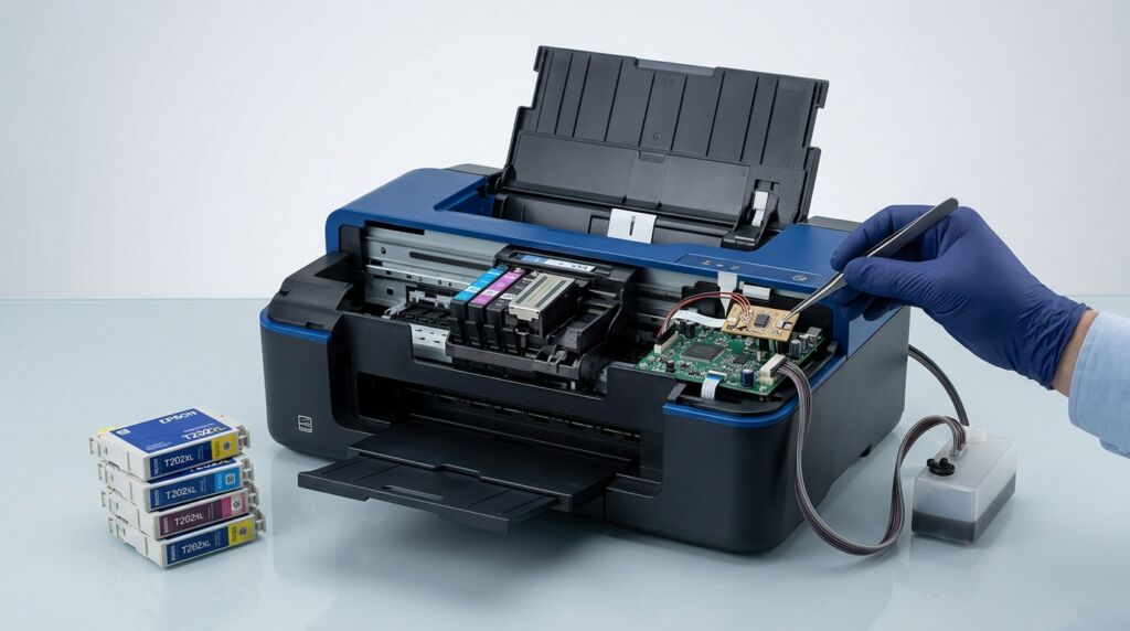 Desbloqueio Chipless de Impressoras Epson: Guia Completo 2026