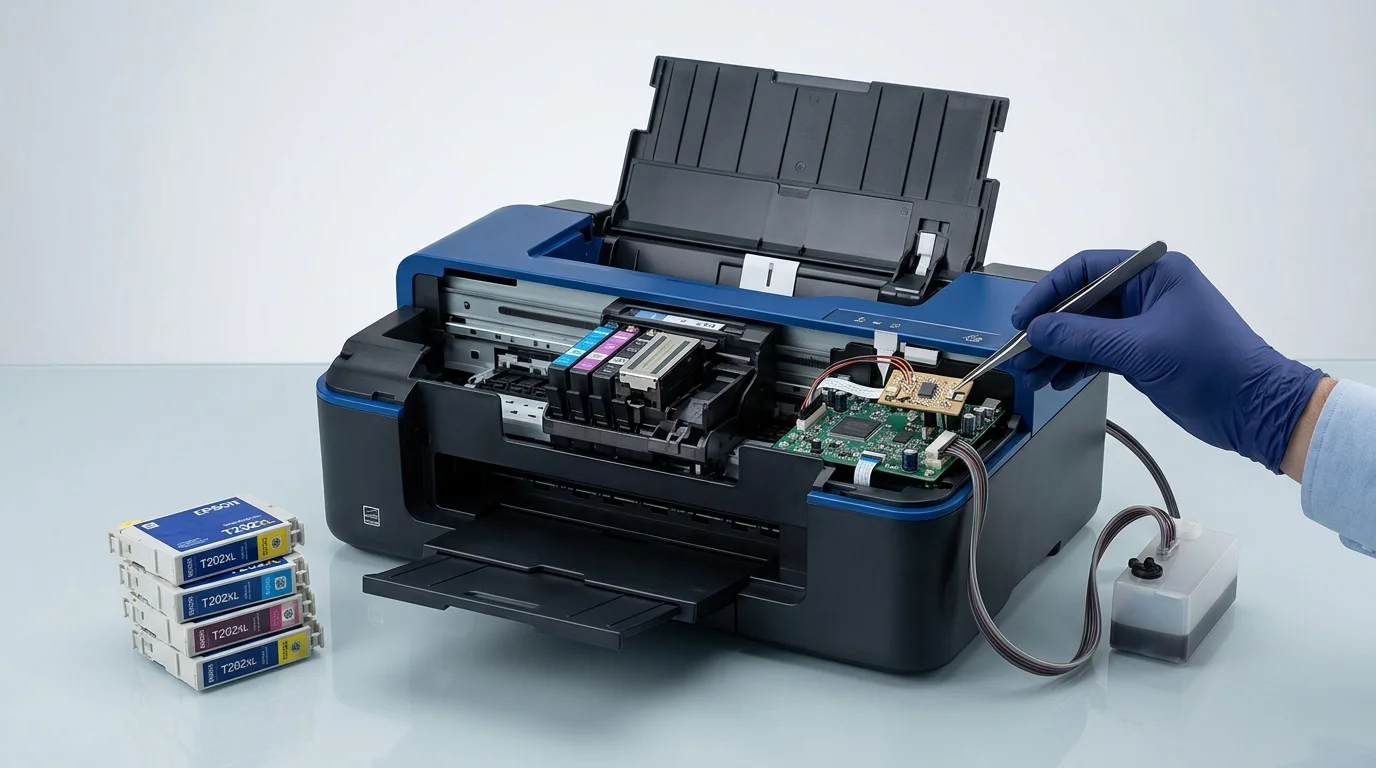 Desbloqueio Chipless de Impressoras Epson: Guia Completo 2026