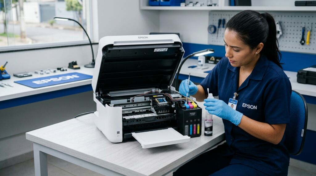 Impressora Epson EcoTank: solução em Goiânia para entupimento