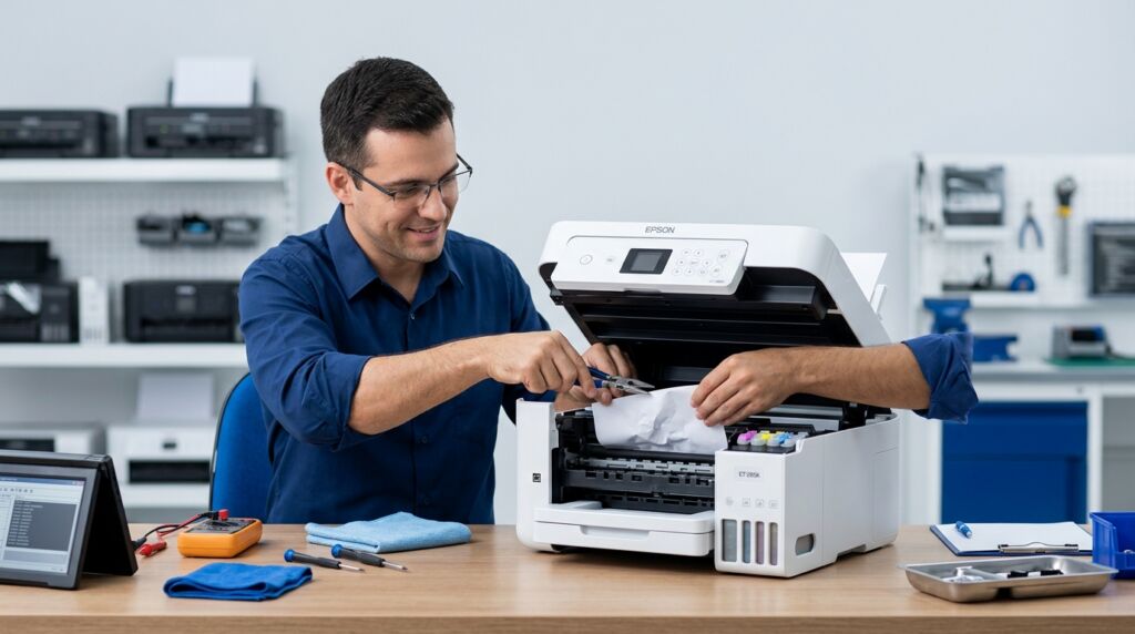 Impressora Epson EcoTank travou? Soluções em Goiânia