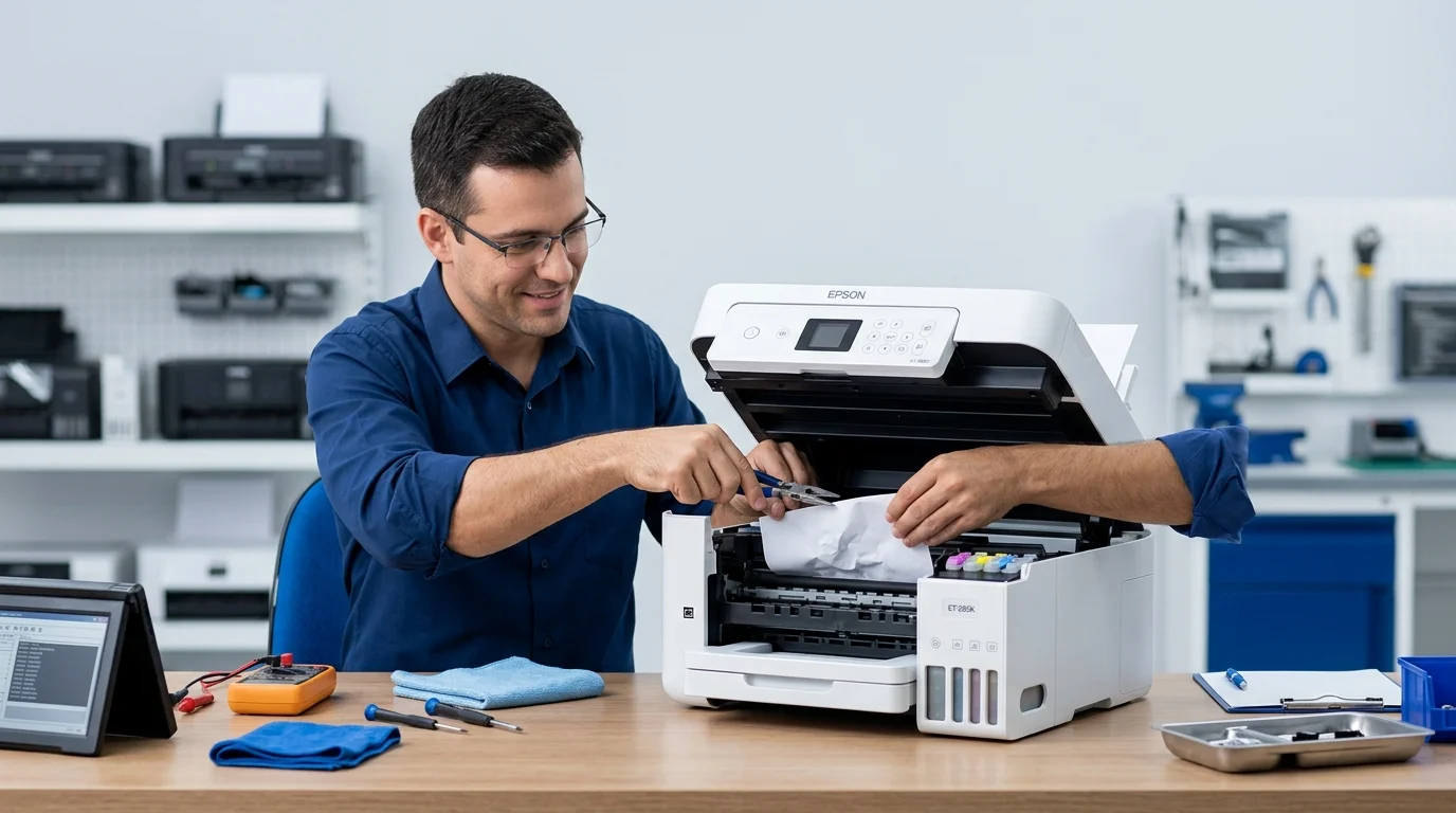 Impressora Epson EcoTank travou? Soluções em Goiânia
