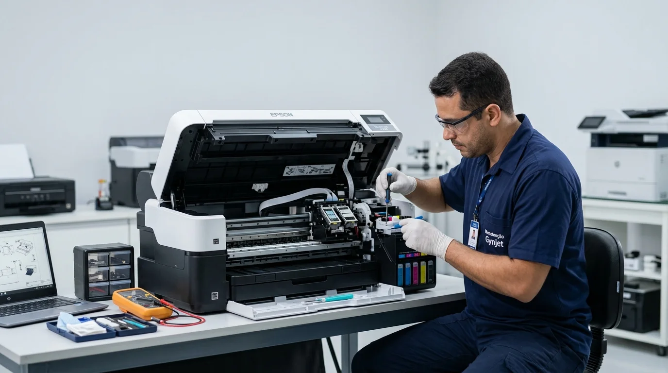 Manutenção Gynjet: Conserto e Assistência Técnica de Impressoras em Goiânia