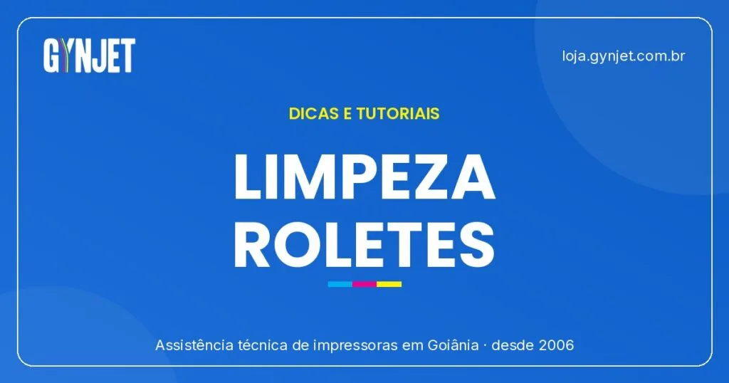 Limpeza de roletes da impressora Epson EcoTank — Goiânia