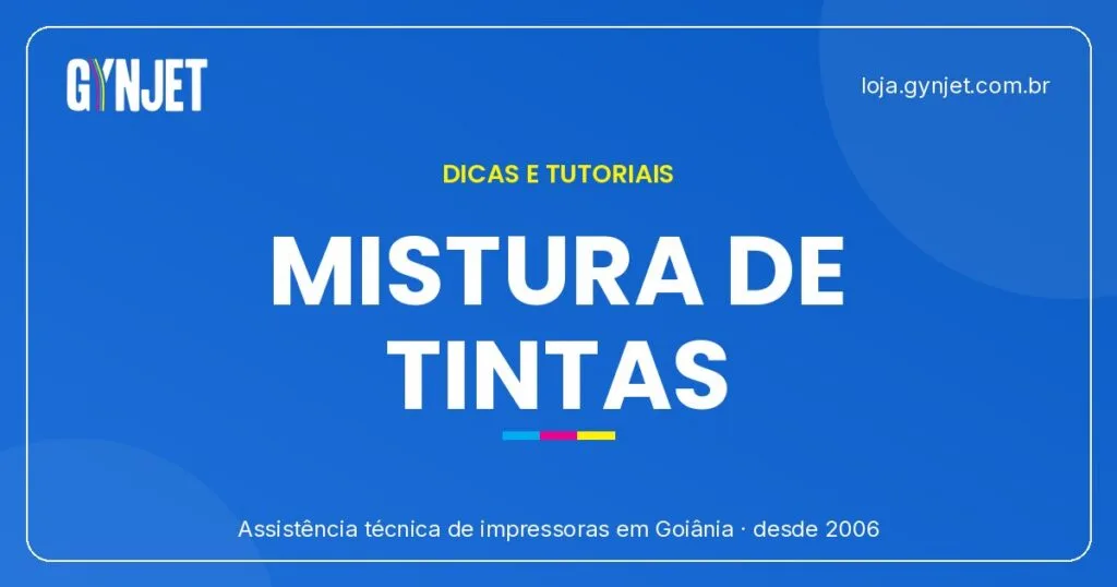 Perigos de misturar tintas na impressora EcoTank — Goiânia