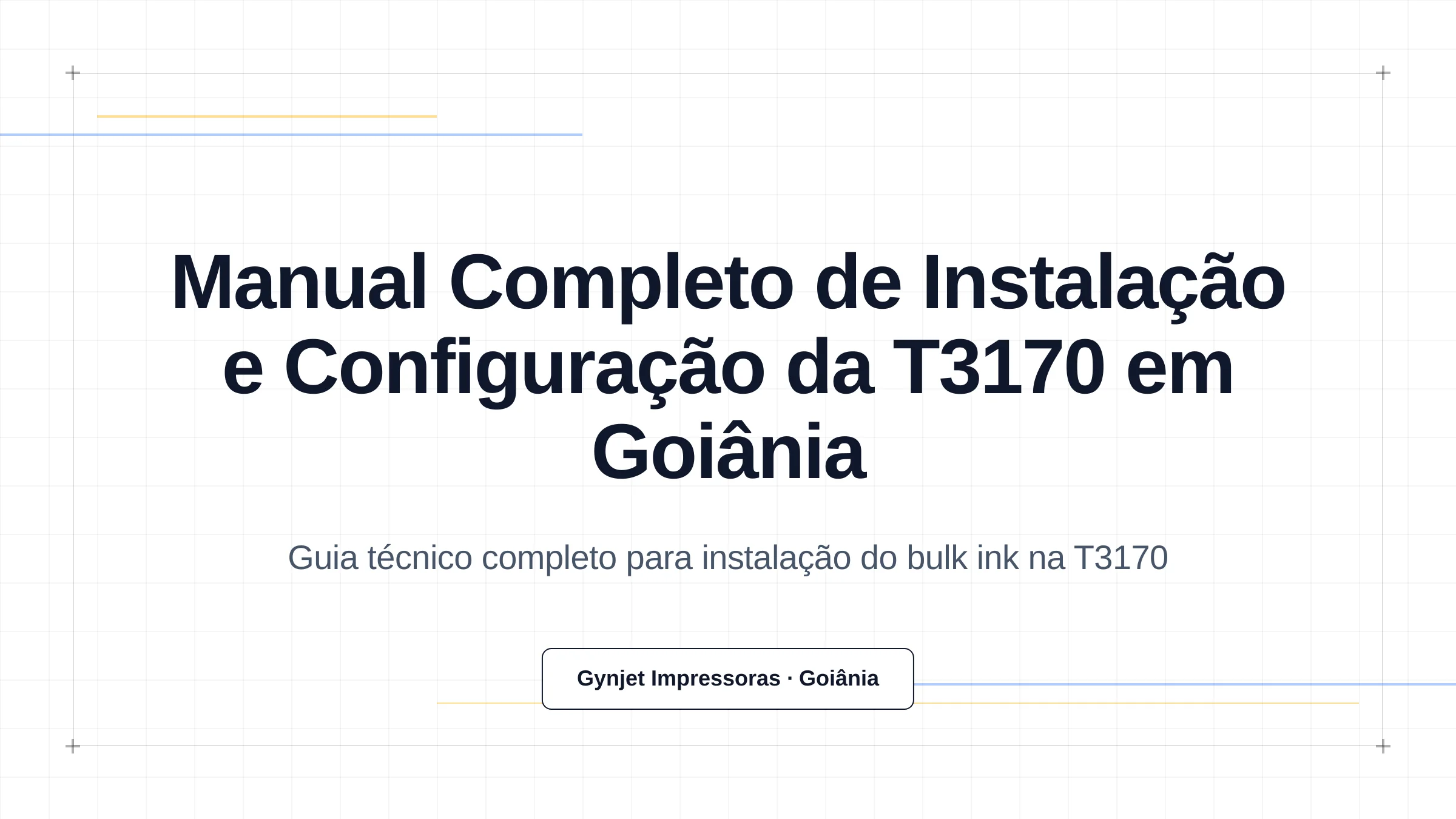 Manual Completo de Instalação e Configuração da T3170 em Goiânia