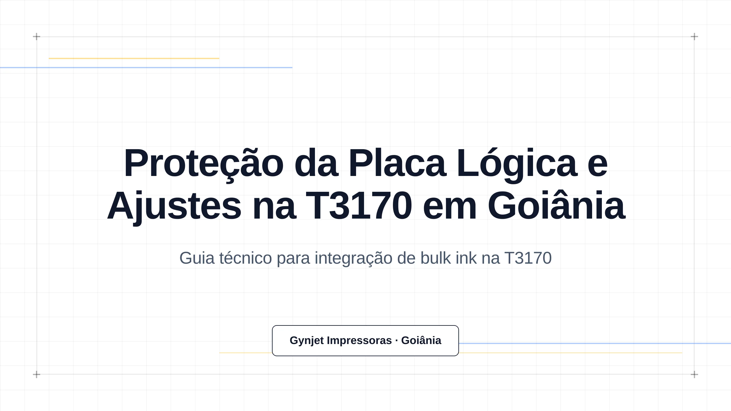 Proteção da Placa Lógica e Ajustes na T3170 em Goiânia