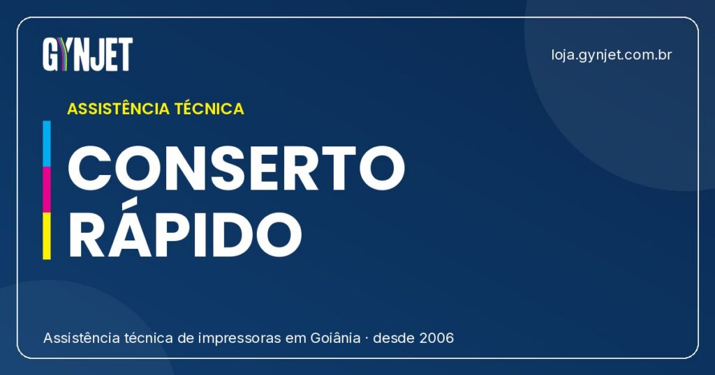 Conserto de Impressora em Goiânia: Soluções Rápidas e Eficientes com a Gynjet