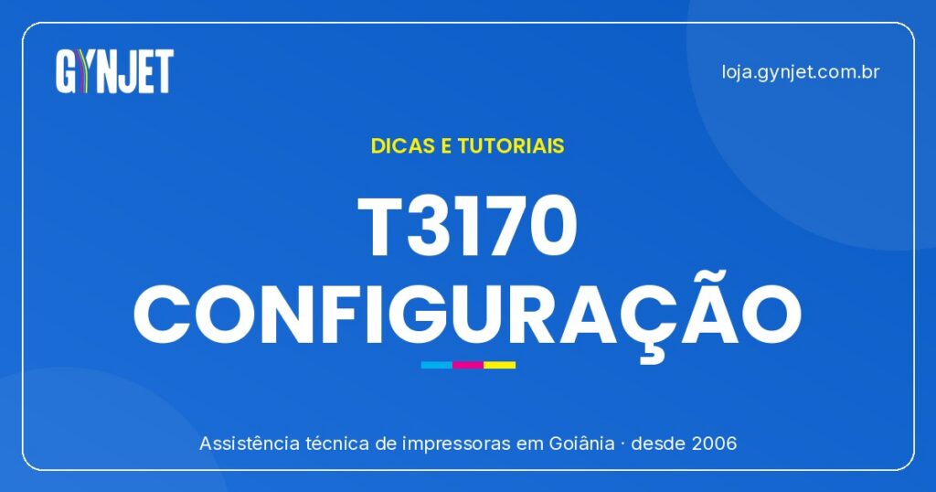 Instalação e Configuração do Bulk Ink na T3170 em Goiânia