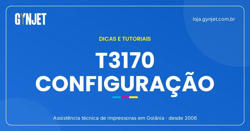 Instalação e Configuração do Bulk Ink na T3170 em Goiânia