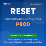 Reset Epson P800 – Chave Firmware ChipLess