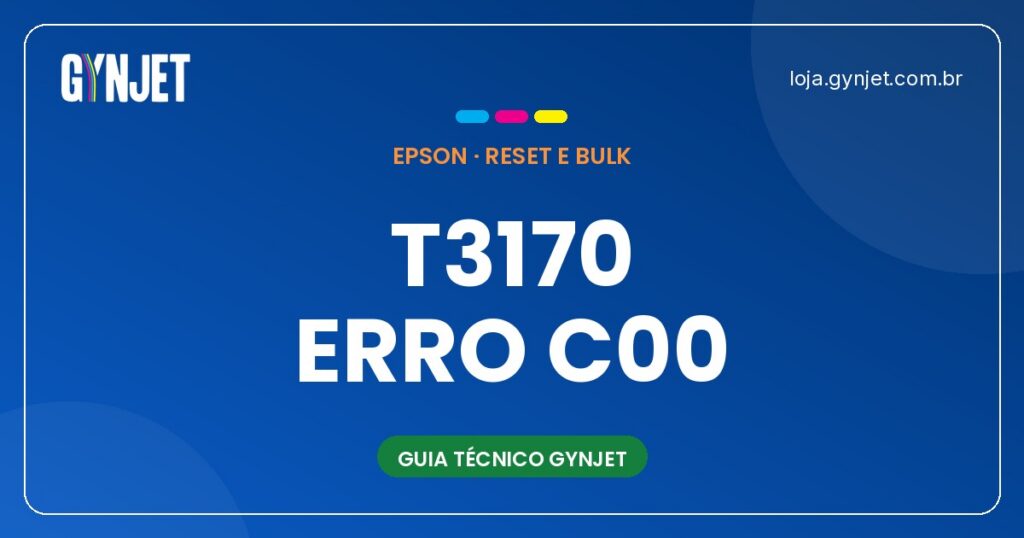 Epson T3170 com erro C00: placa lógica e cabos