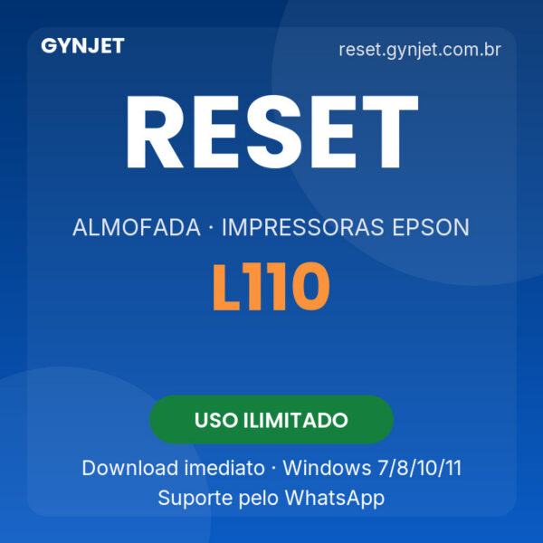 Reset Epson L110 - download imediato