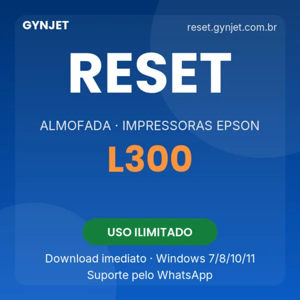 Reset Epson L300 - download imediato
