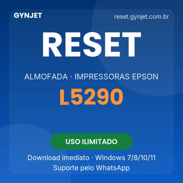 Reset Epson L5290 - download imediato