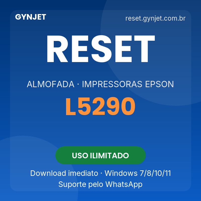 Reset Epson L5290 - download imediato