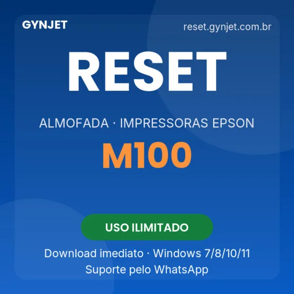 Reset Epson M100 - download imediato