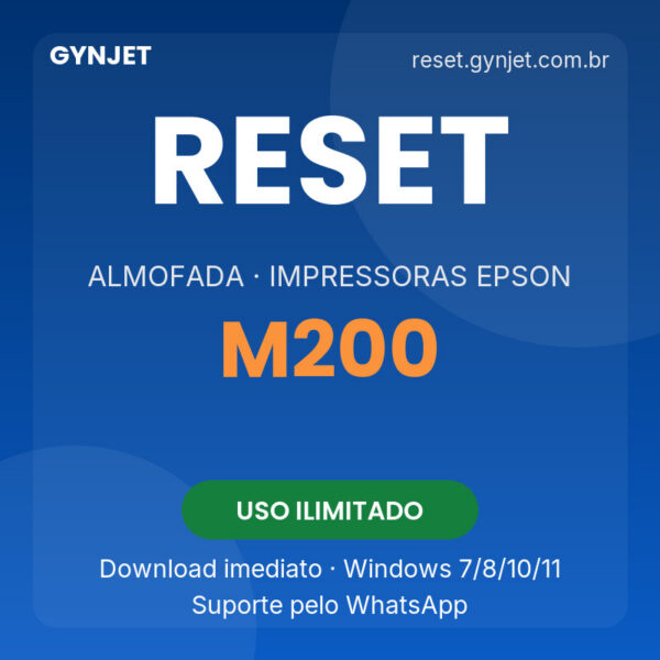 Reset Epson M200 - download imediato