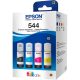 Epson 544 original. Kit 4 cores com entrega em Goiânia e suporte técnico.